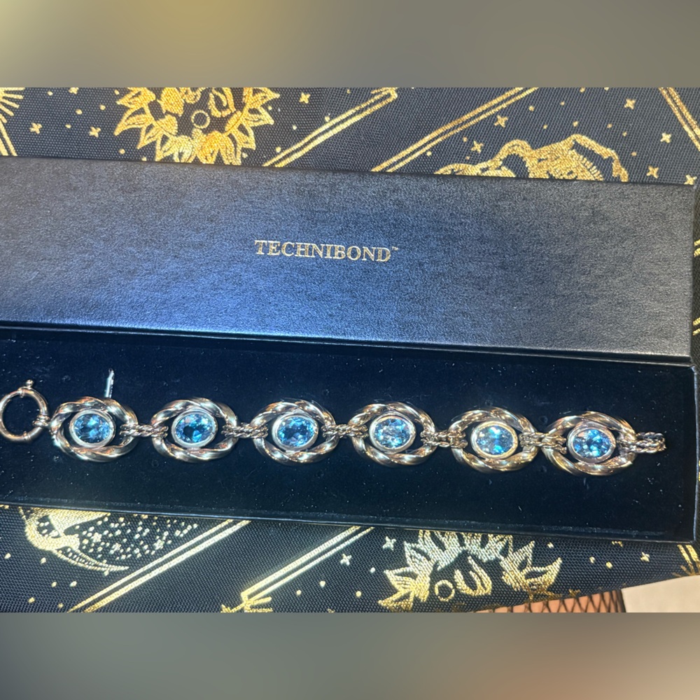 Vintage Technibond Bejeweled Bracelet